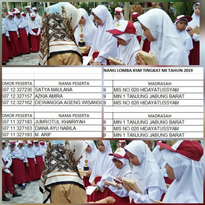 Raih 3 Juara di ajang KSM 2019, Siswa-siswi peroleh apresiasi dari sekolah.