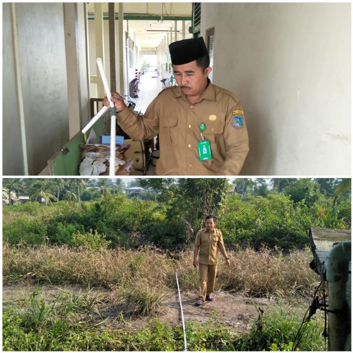 Sedot Air Kolam Untuk Memenuhi Kebutuhan MCK di Toilet Sekolah