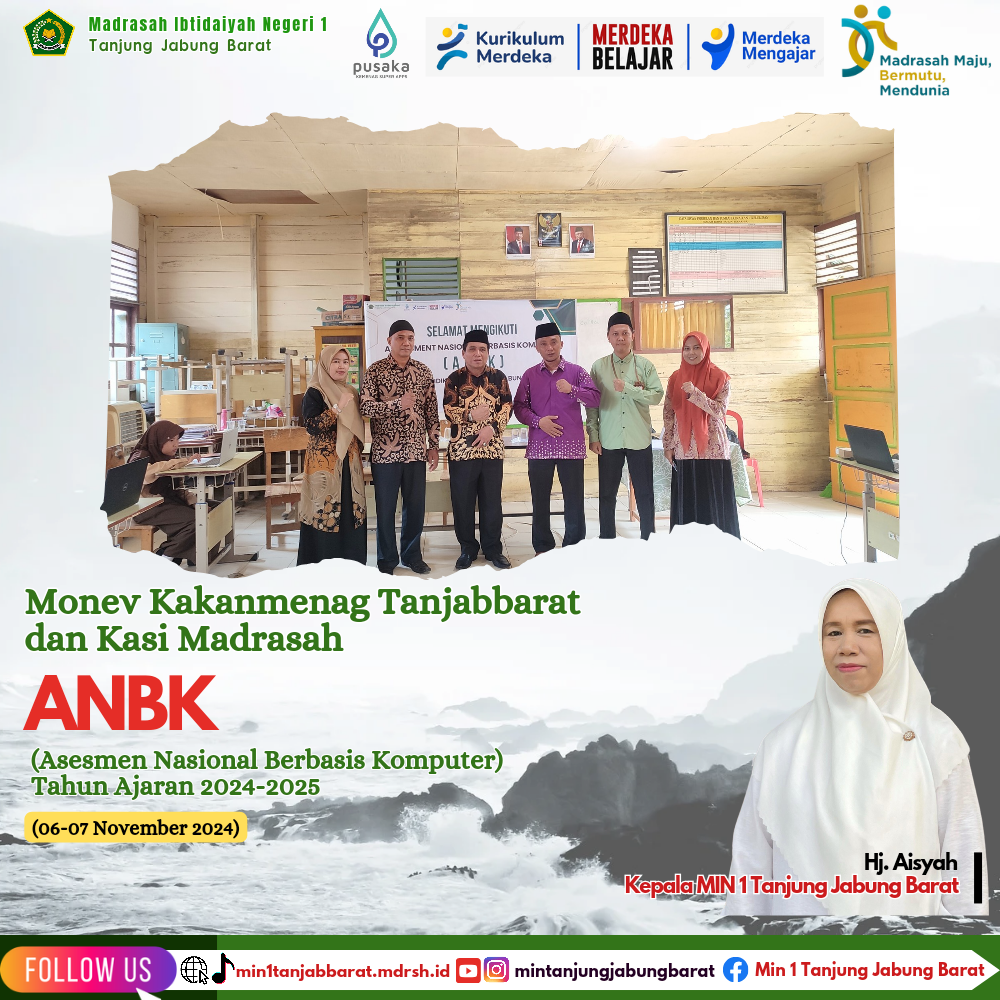 Kepala Kemenag Tanjung Jabung Barat Lakukan Monev ANBK di MIN 1 Tanjung Jabung Barat Kepala Kemenag Tanjung Jabung Barat Lakukan Monev ANBK di MIN 1 Tanjung Jabung Barat