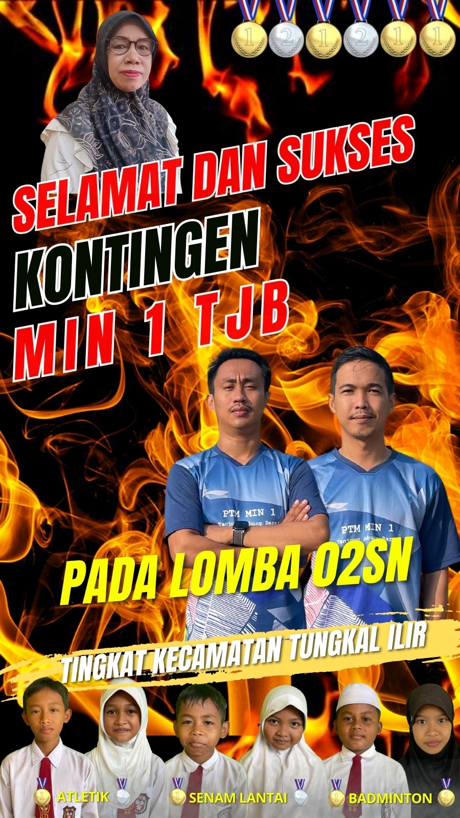 MIN 1 raih Juara Umum pada O2SN Tingkat Kecamatan Tungkal Ilir Tahun 2024 MIN 1 raih Juara Umum pada O2SN Tingkat Kecamatan Tungkal Ilir Tahun 2024