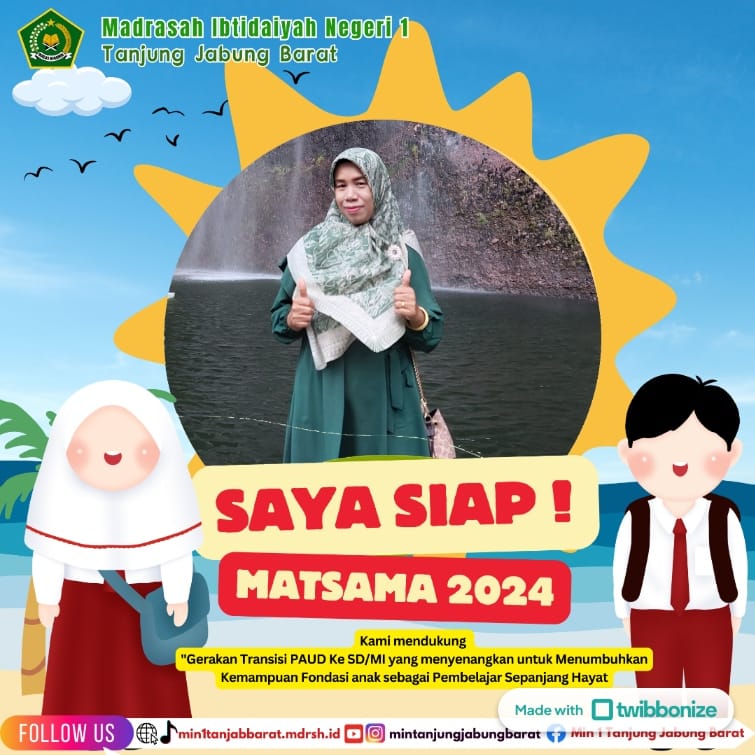 Meriahkan Matsama MIN 1 dengan Twibbonize Matsama 2024